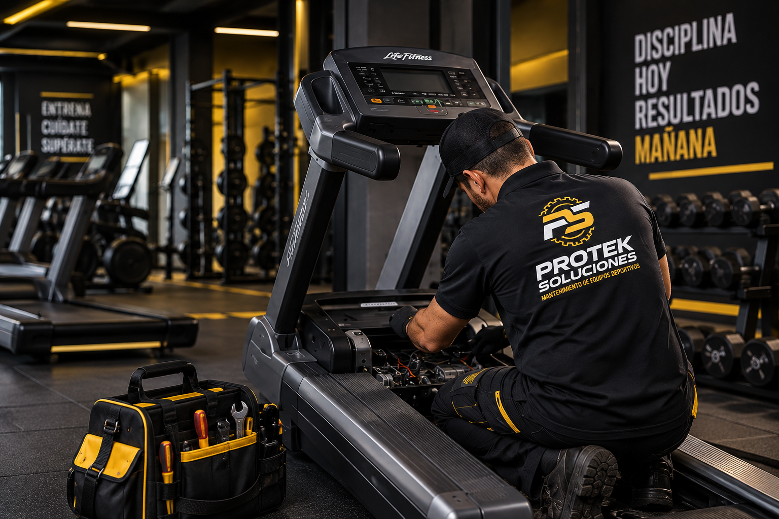 Mantenimiento de equipos de gimnasio